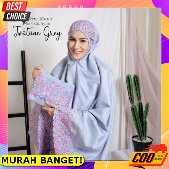 Mukena Fitria Mukena Dewasa Putih Polos Rayon Super Renda Import Jumbo Original By Qia Collection Mu