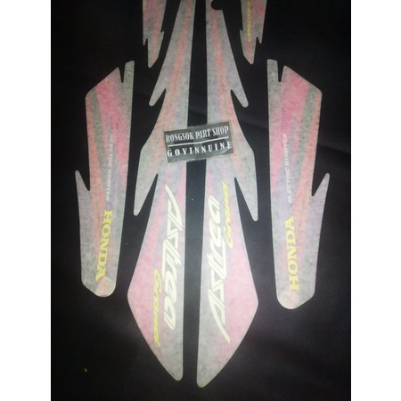 striping stiker sticker lis honda astrea grand grend gran gren 1997 1998 97 98 merah ping hitam orig