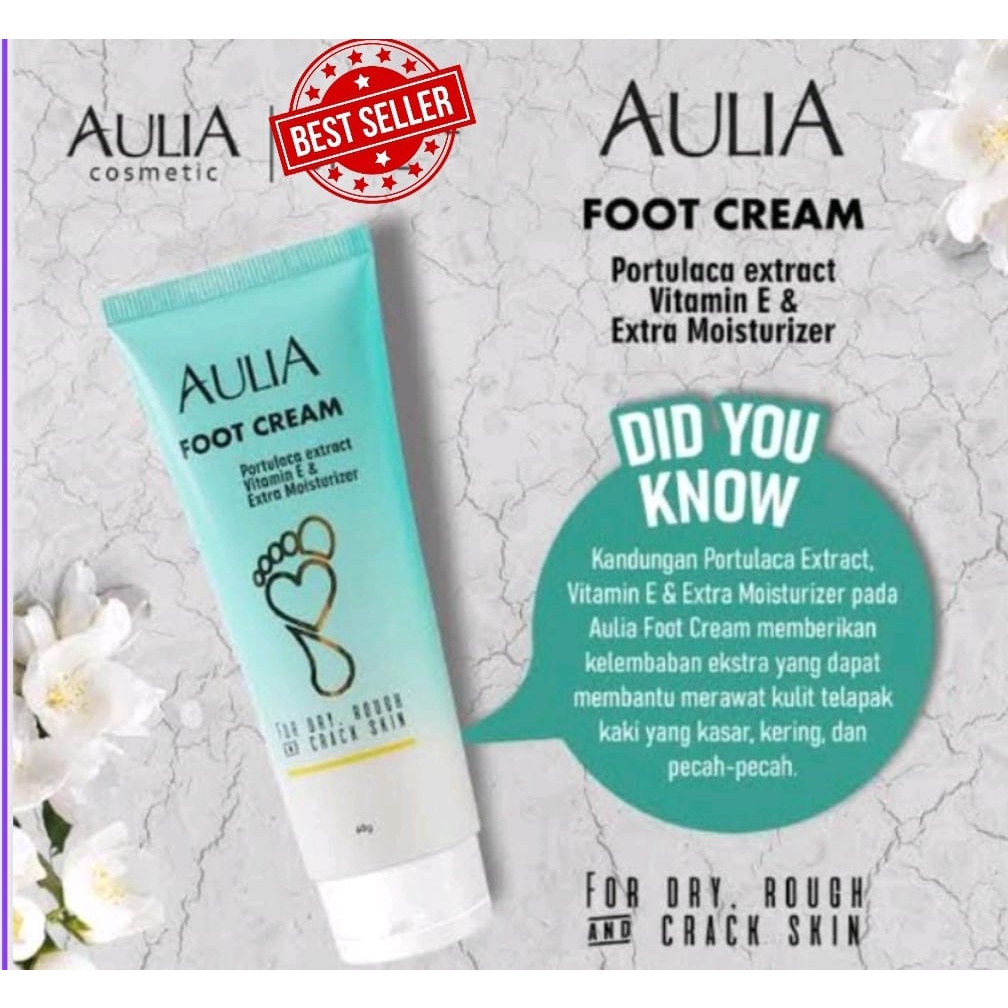 Aulia Foot Cream Krim Kaki pecah pecah 60ml Perawatan kulit kaki kering