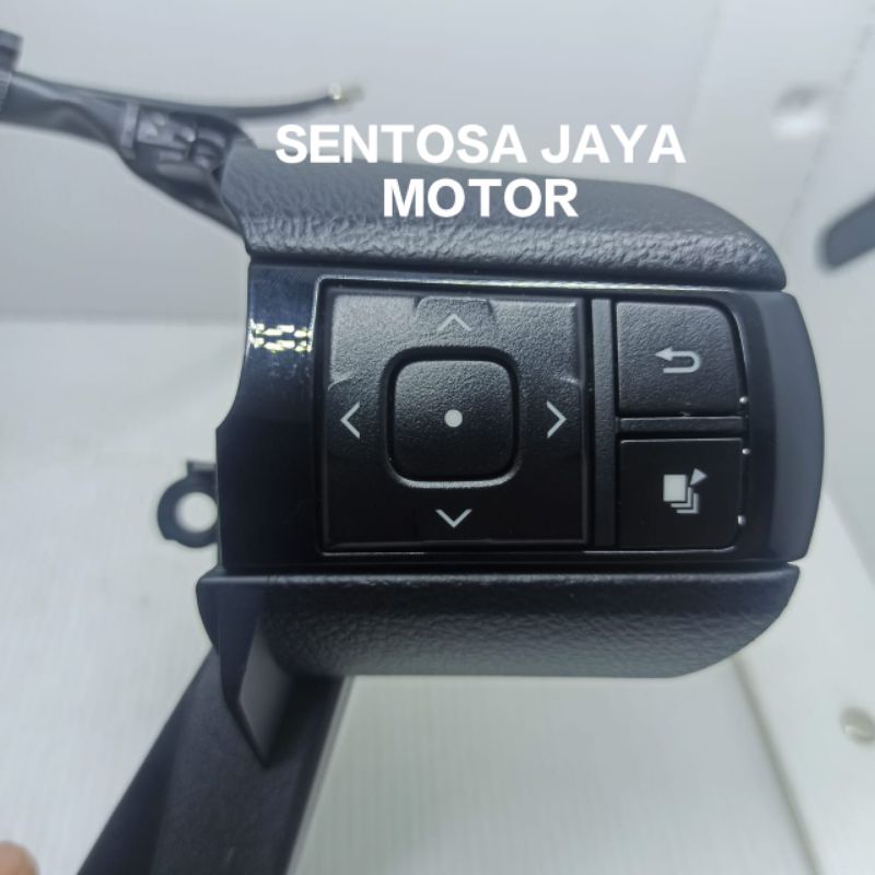 Tombol Audio Steer Stir Fortuner VRZ Hilux Revo 2016 Up Original Hitam