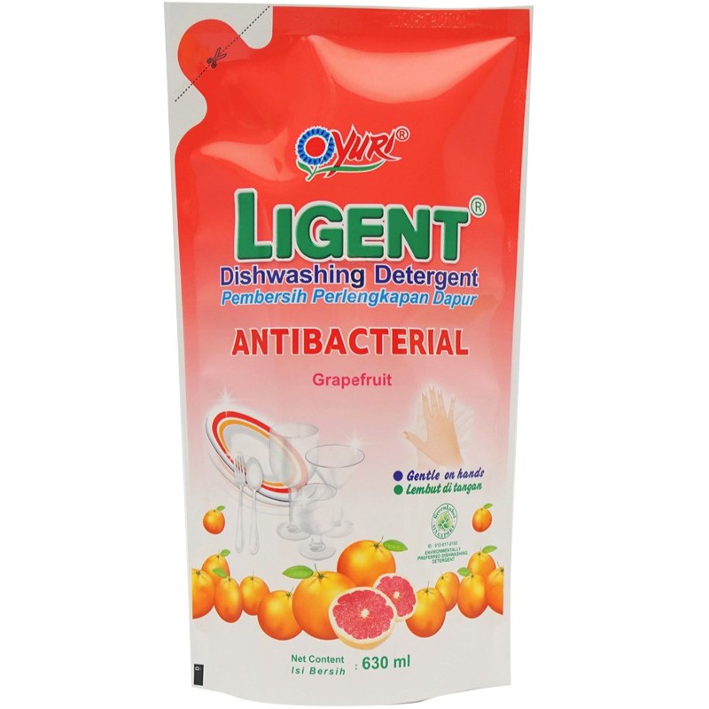 Yuri Ligent Dishwashing Detergent  630 Ml