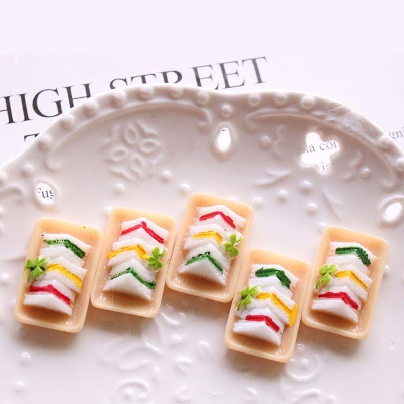 Miniatur Makanan Roti Sandwich Skala 1:12 - Miniature Sandwich Set
