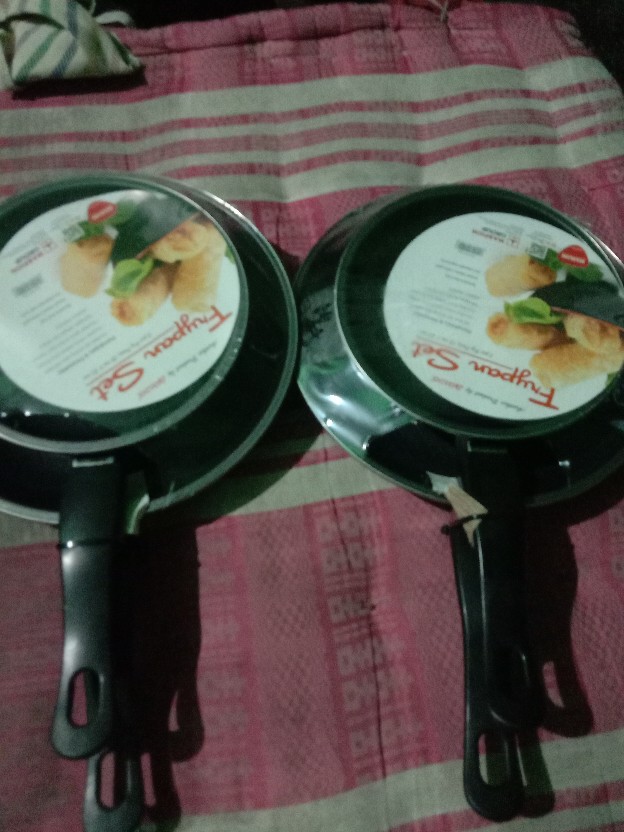 Teflon Fry Pan Set 2 Pcs Anti Lengket Maspion Extra Bubble