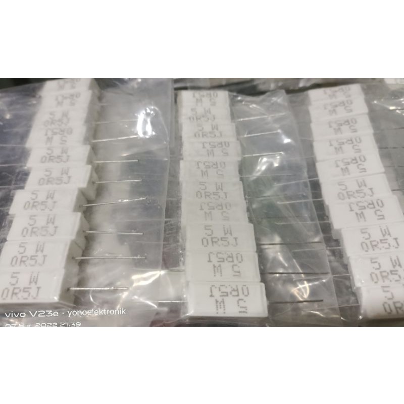 R kapur 0.5 ohm 5 watt Resistor Kapur 0.5 5watt
