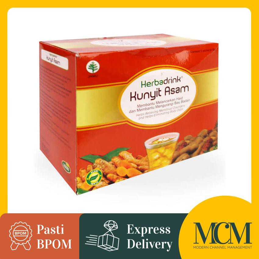 

Herbadrink Kunyit Asam - 5 Sachets - Minuman Pelancar Datang Bulan