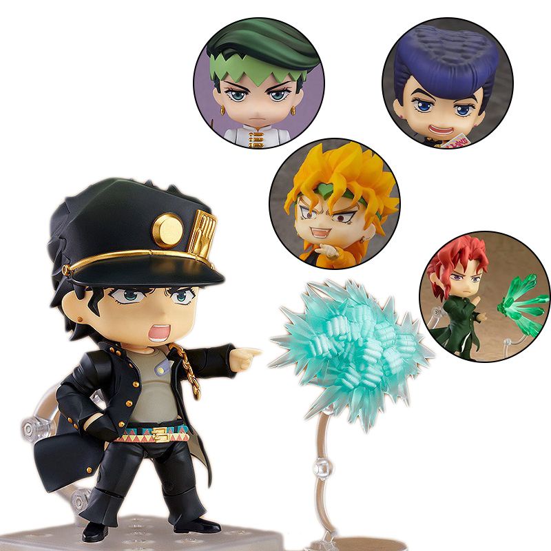 10cm Jojo's Bizarre Adventure Action Figure Toy Jotaro Kujo Rohan Dio Noriaki Kakyoin