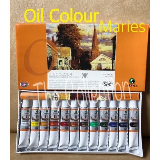 

Terbaru! Cat Minyak Oil Colour 12 Warna Maries E1386B Alat Gambar Lukis - Tok3 Termurah