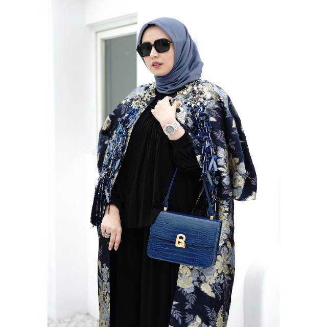 Jual Audrey Bag Royal Blue By Buttonscarves Small Indonesia Shopee Indonesia