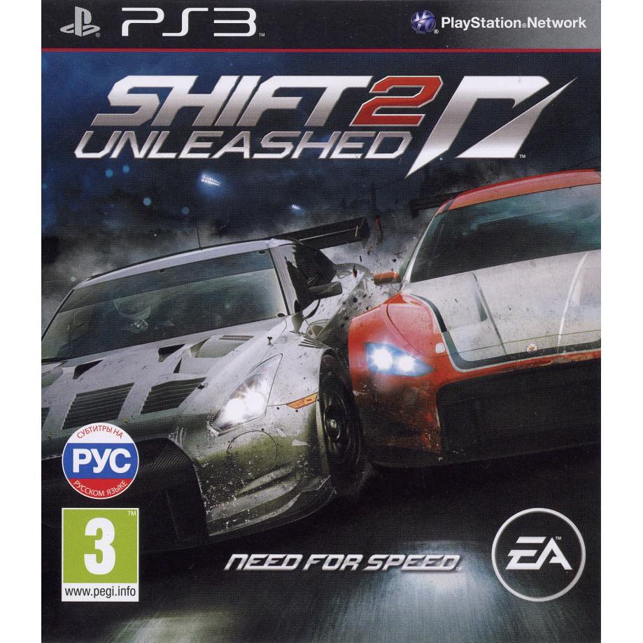 DVD Kaset Game PS3 CFW OFW Multiman HEN Need For Speed NFS Shift 2 Unleashed FULL DLC