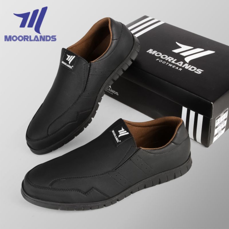 MOORLANDS SEPATU SLIP ON PRIA CASUAL SEPATU SANTAI SEPATU KERJA PRIA