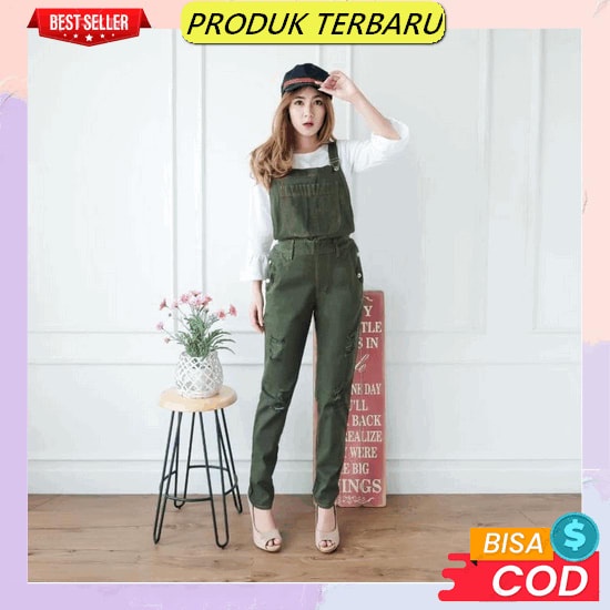 Babydol Candies (7Warna) Jumpsuit Wanita Kekinian Bahan Balotely Bestseller Jumpsuit Scuba Tile 0119
