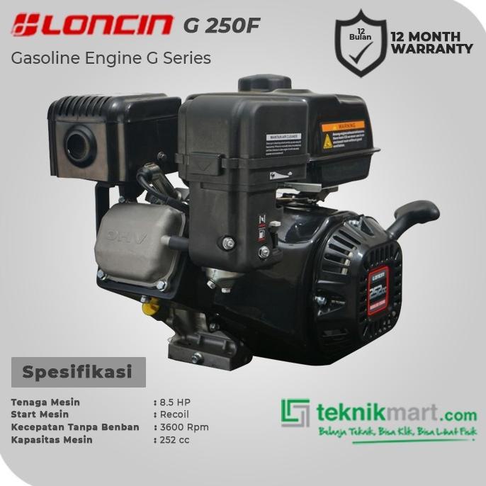 Loncin G 250 F Mesin Penggerak Bensin