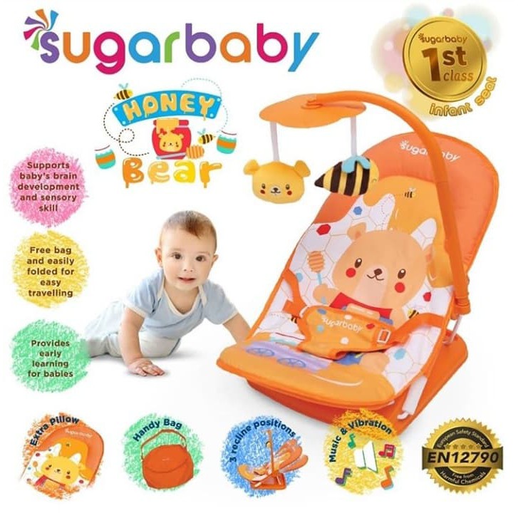 SUGAR BABY MURAH INFANT SEAT BAYI BALITA SUGARBABY BOUNCER KURSI BAYI BABY BOUNCHER