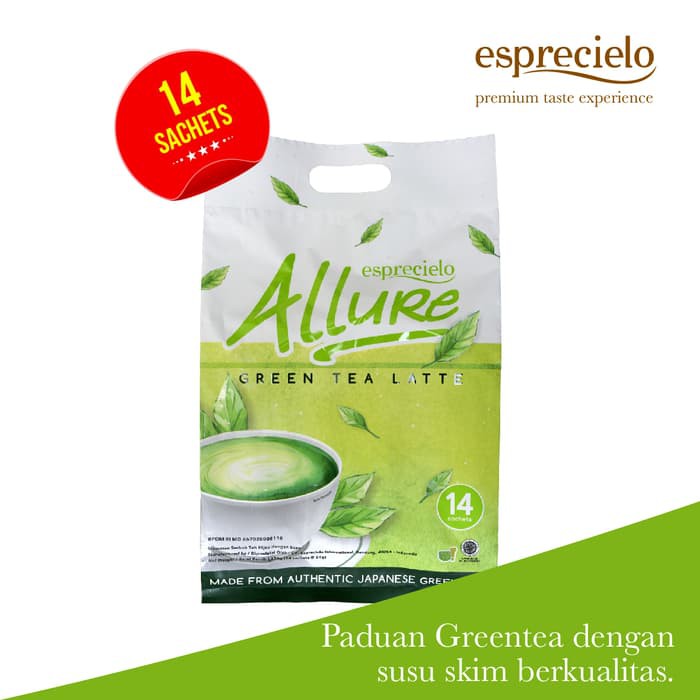 

Esprecielo Allure Green Tea Latte Eco Bag - 14 Sachet @ 24gram - tth069