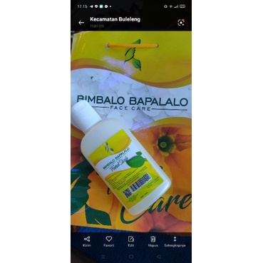 FACIAL SCRUB BIMBALO BAPALALO BPOM