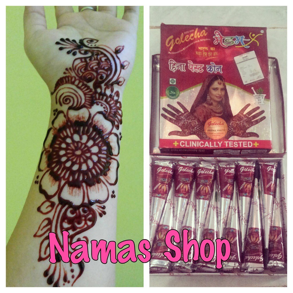 Henna Golecha Neha Dan Diamond Cone All Variant Shopee Indonesia