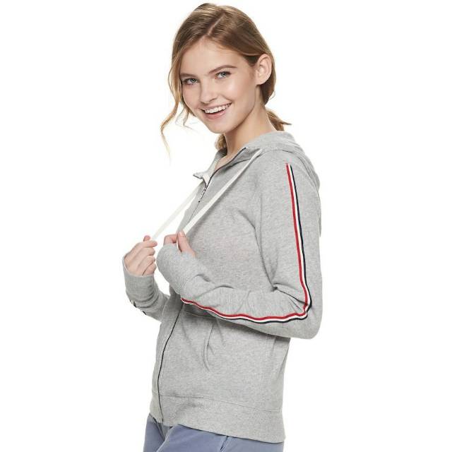 S.oliver solid zip up hoodie jacket (list grey) ORIGINAL 100%
