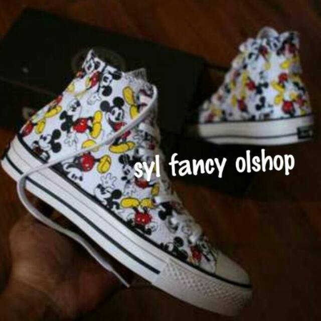 Sepatu Converse Chuck Taylor Original High DC 100th Anniversary CT Mickey's Mouse Comic Hi limited