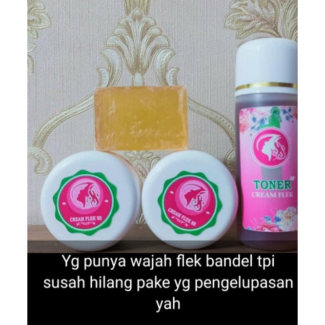 PAKET CREAM FLEK HITAM SS CREAM PENGHILANG FLEK HITAM SS, CREAM PENGELUPASAN RINGAN