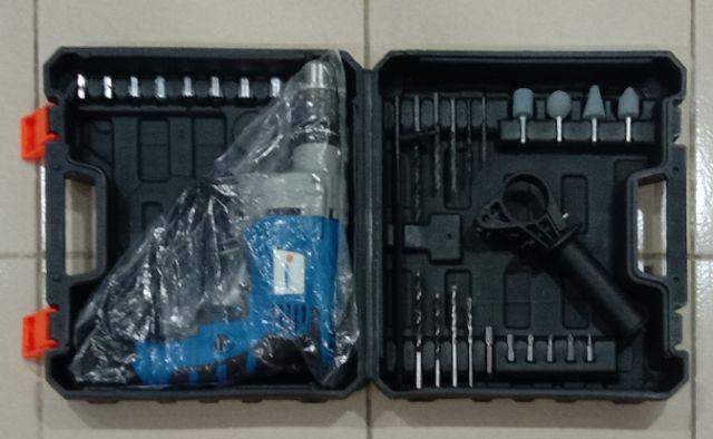 Hiroki Hr 8313bt Koper Set Mesin Bor Set Bor 13 Mm Bor Tembok Beton Set Heavy Duty Wall Drill