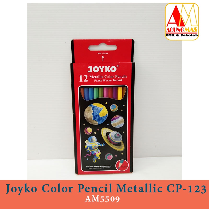 

Joyko Color Pencil Metallic CP-123
