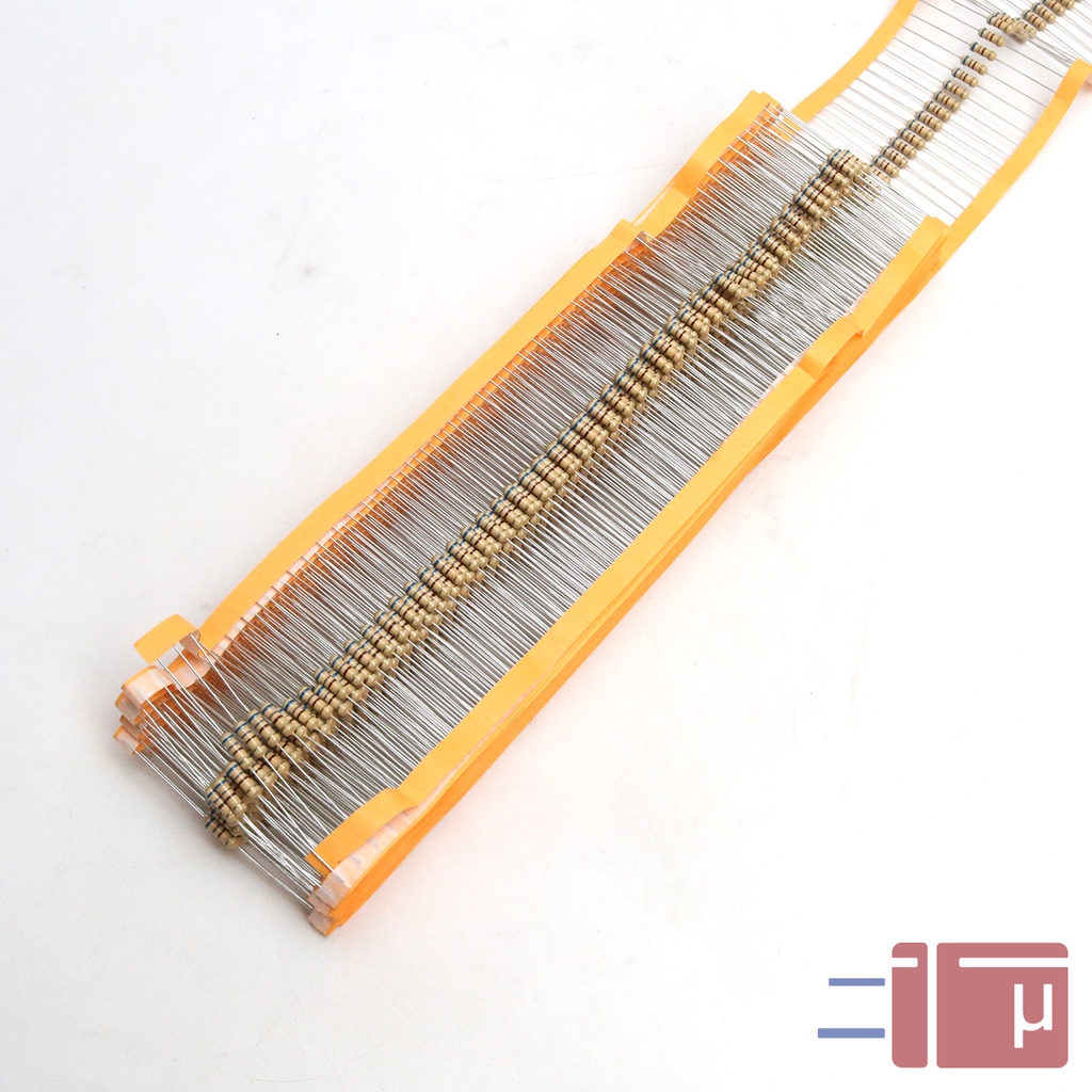 X10 Resistor 680R 680Ohm 1/2W Karbon 5% Taiwan Kaki Tembaga