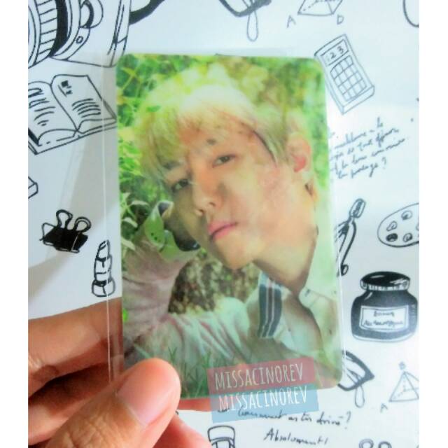 EXO BAEKHYUN Natrep Photocard
