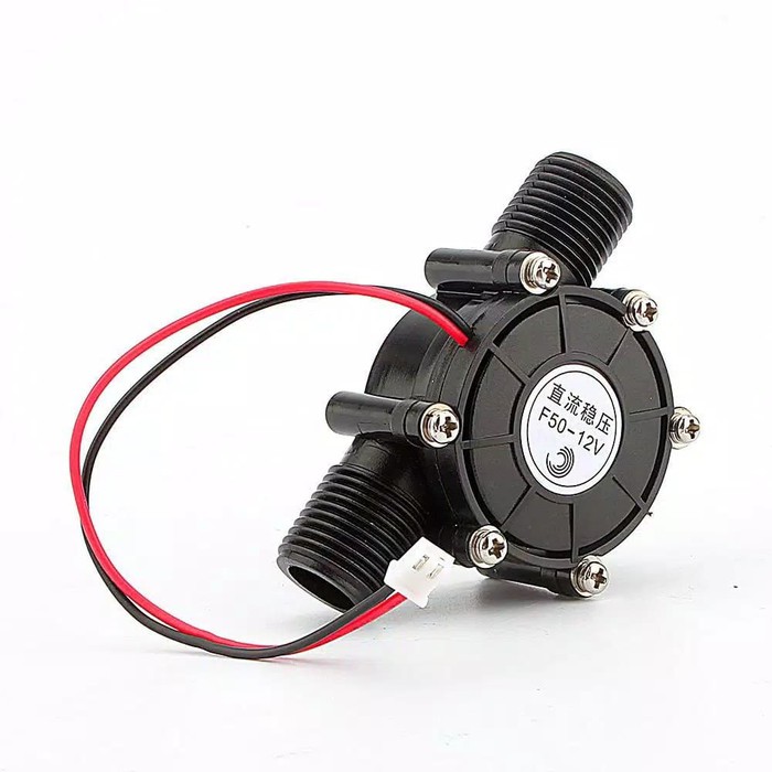 RKY DC 12V Generator 10W Micro hydro Water Turbine Generator Listrik PLTA BURUAN