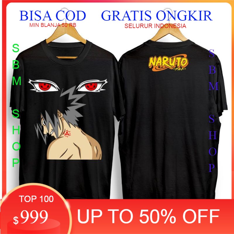 KAOS DISTRO KARTUN/ANIME SASUKE MATA