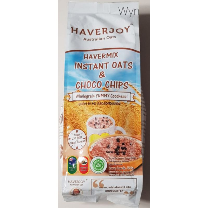 HAVERJOY - INSTANT OATS & CHOCO CHIPS
