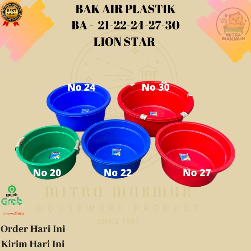 NEW!! LION STAR - BAK AIR PLASTIK USA NO 20-22-24-27-30