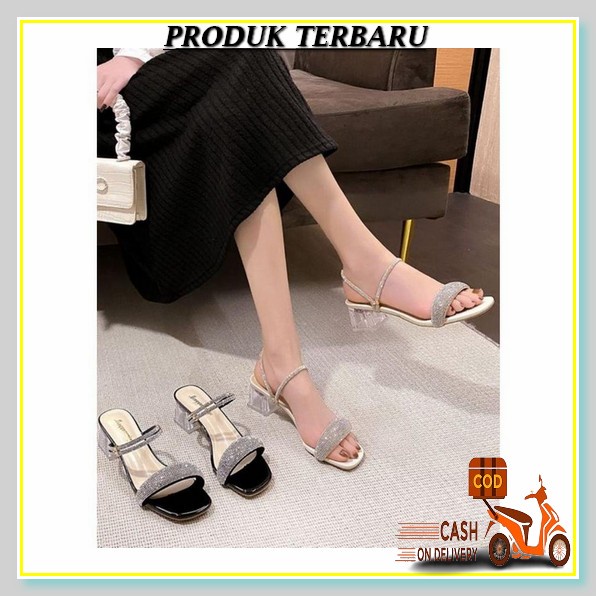 Sendal Heels Wanita Terbaru Kekinian 2022 Sandal Kondangan Ibu Ibu Hils Kerja Wisuda Bisa Cod Sendal