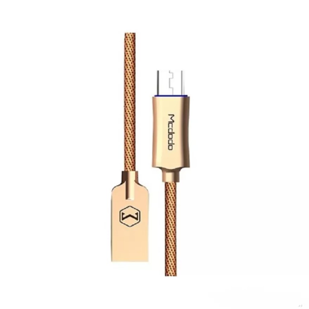 MCDODO Auto Disconnect Micro USB Data Cable 1.0M - Gold