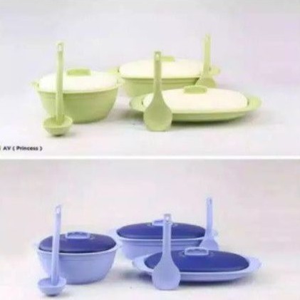 oval server Tulipware