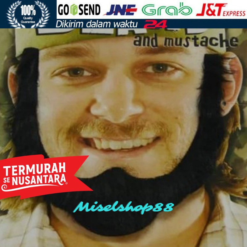 TERMURAH Kumis Jenggot bang rhoma Janggut Palsu Fake Beard Mustache