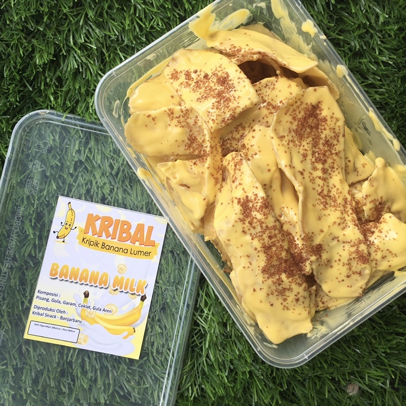 

[DIST] Banana Milk Snack/Cemilan KRIBAL (Keripik Banana Lumer) Keripik Pisang | FIRST HAND