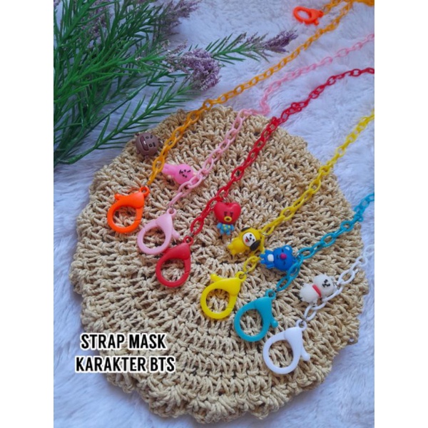 strap mask karakter bts