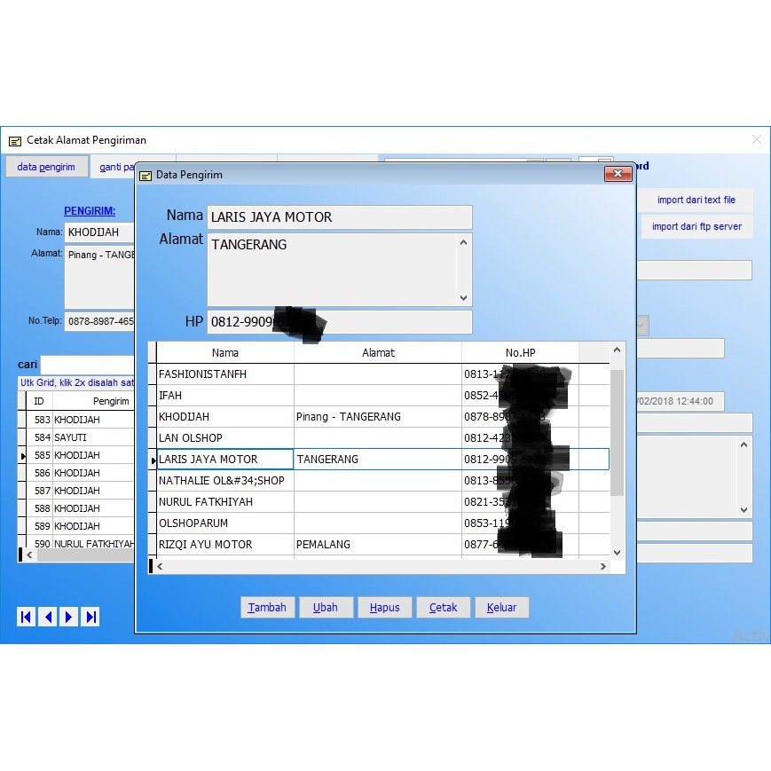 Software Aplikasi Untuk Mencetak Alamat Pengiriman Barang Shopee Indonesia