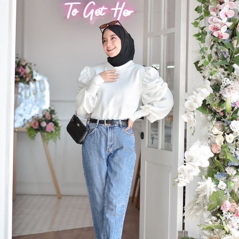 MELVA Blouse / Atasan Wanita / Blouse / Blouse Korea / Blouse kekinian