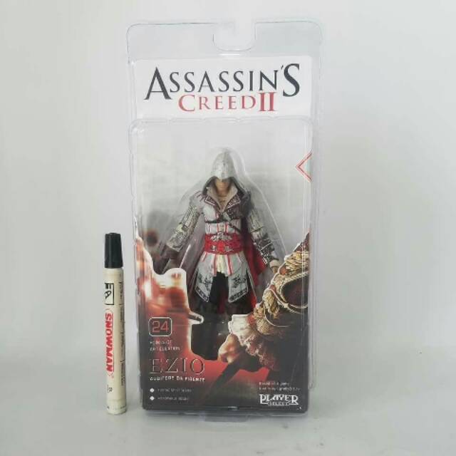 Neca assasin creed II ezio white suit
Mainan action figure
ezio
assasin creed II
tinggi sekitar 7inc