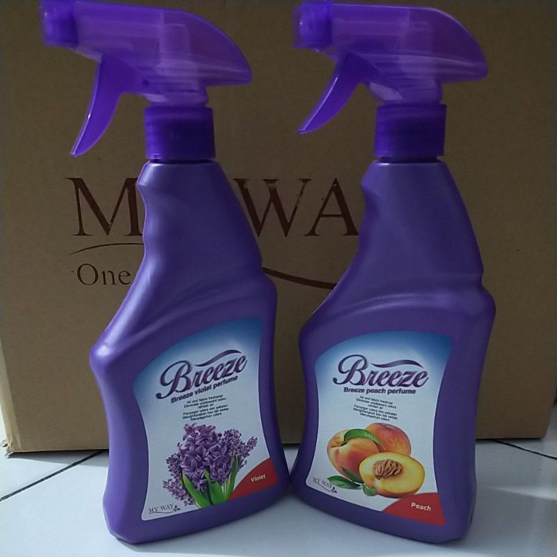 (promo) pewangi ruangan sofa baju, breeze peach violet my way