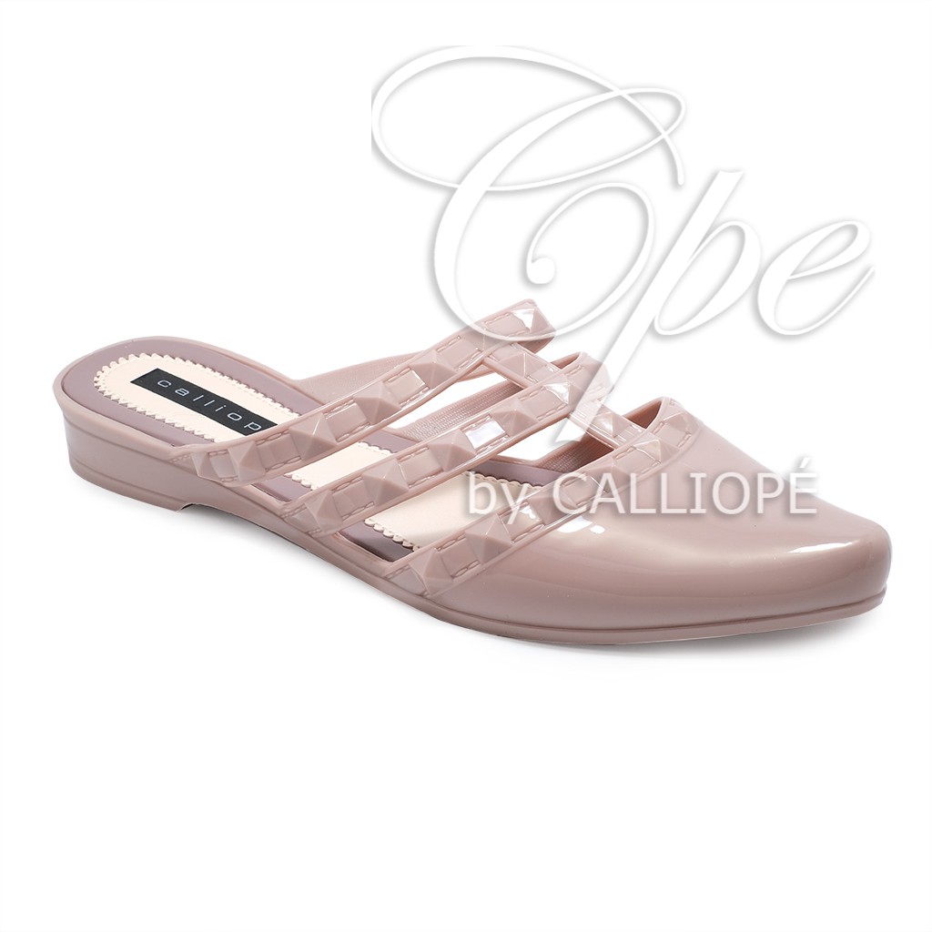 CALL SLPM MULES 093 Sandal Slop Slip On Teplek Wanita Sandal Cewek-6