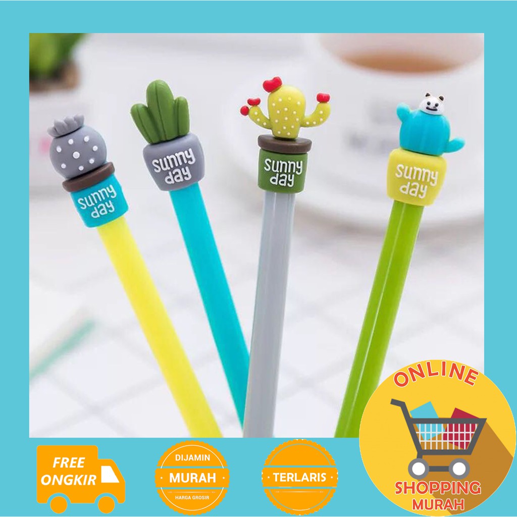 

[O.S.M] PENA KAKTUS - PULPEN KARAKTER KAKTUS - PENA UNIK KAKTUS