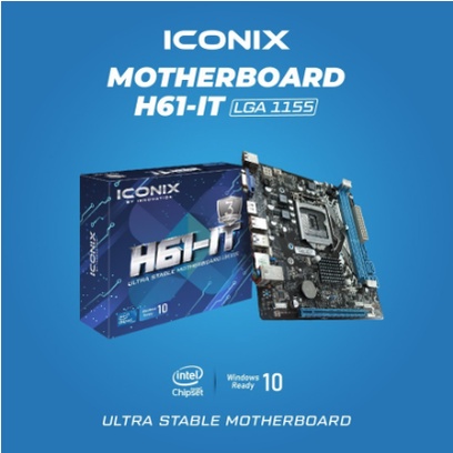 Motherboard Iconix H61 IT [Socket LGA 1155,intel H61, DDR3, HDMI] TOP