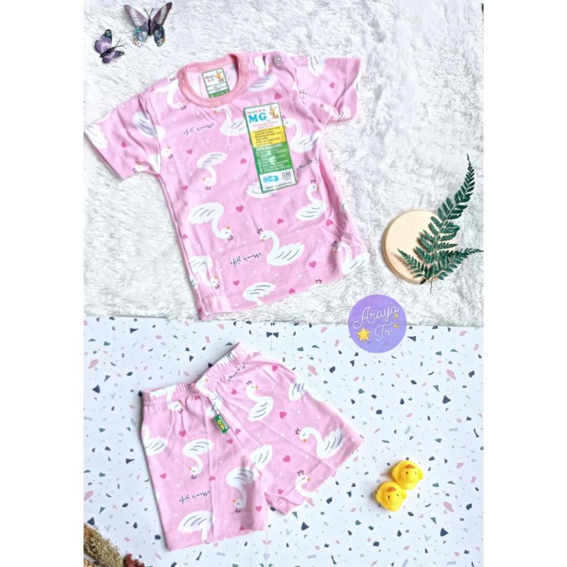 Stelan Bayi - Stelan Baju Pendek Celana Pendek Bayi - Mom's Gift/Moms Gift