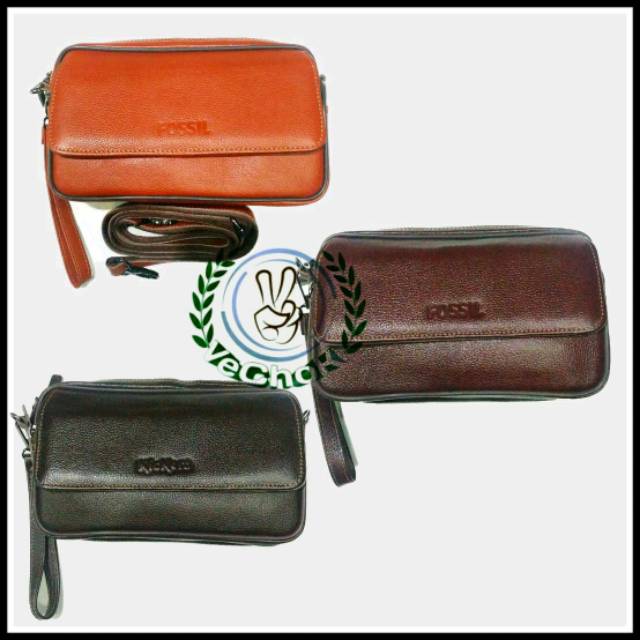 Tas Selempang Waistbag Handbag Kulit Sapi Asli - Kickers BFE560