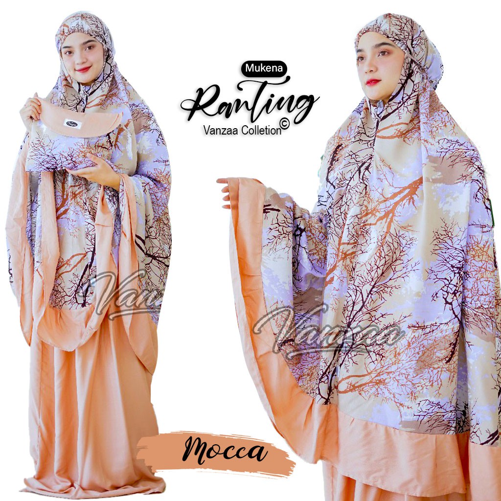 Mukena Bali Motif  Premium ORIGINAL VANZAA | MUKENA BALI DEWASA JUMBO | MUKENA ADEM 2021