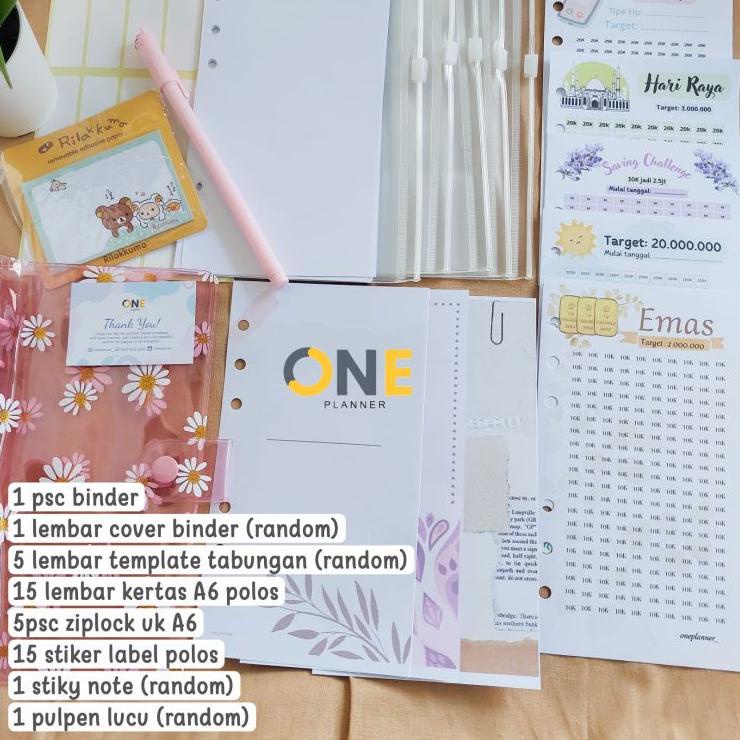 

Stok terbatas!.. PAKET BUDGETING BINDER A6