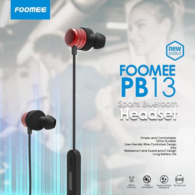 Handfree Bluetooth Foomee PB13