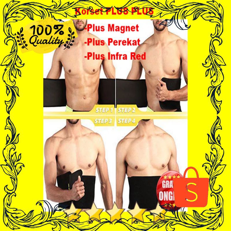 Termurah Pelangsing - Korset Pelangsing - korset perut buncit - Korset Pria Pelangsing Perut